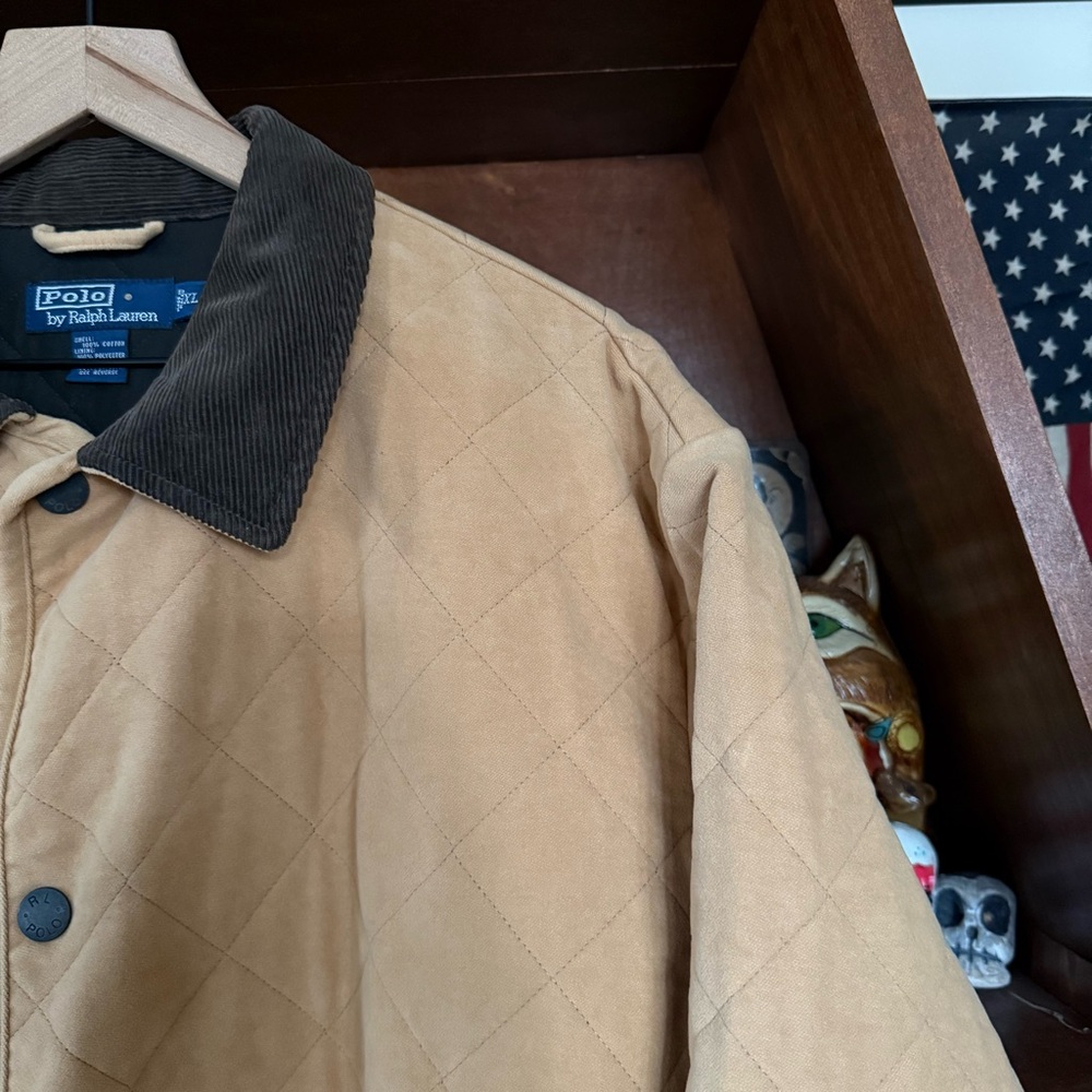 Vintage Polo by Ralph Lauren - Tan Quilted Jacket - Men’s xL